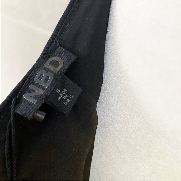 NBD Tie Me Down Black Cutout Midi Dress NWT - Picture 9 of 10